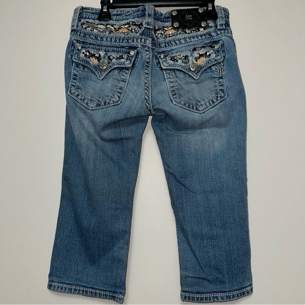 Miss Me Cuffed Denim Capris
